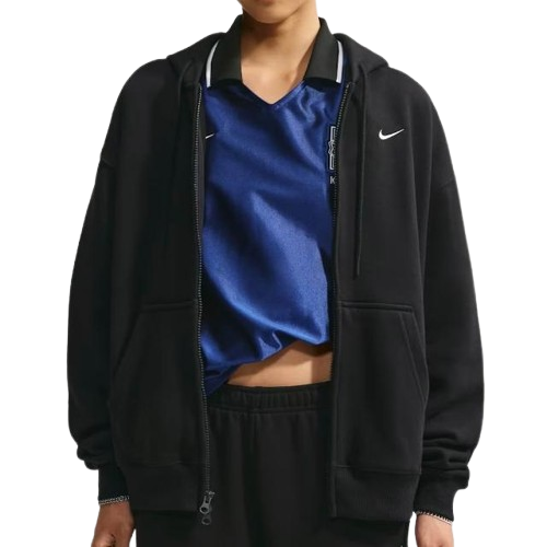 【官網限定】NIKE STUDIO FLEECE 連帽外套 KARINA同款 IM8085-黑001-藍486 IX