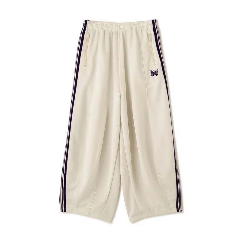 Needles x LHP H.D. Track Pant - Poly Smooth ICE WHITE 長褲 休閒 白紫 SX1521-IE [台灣現貨]