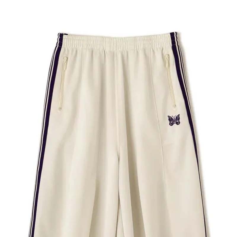 Needles x LHP H.D. Track Pant - Poly Smooth ICE WHITE 長褲 休閒 白紫 SX1521-IE [台灣現貨]