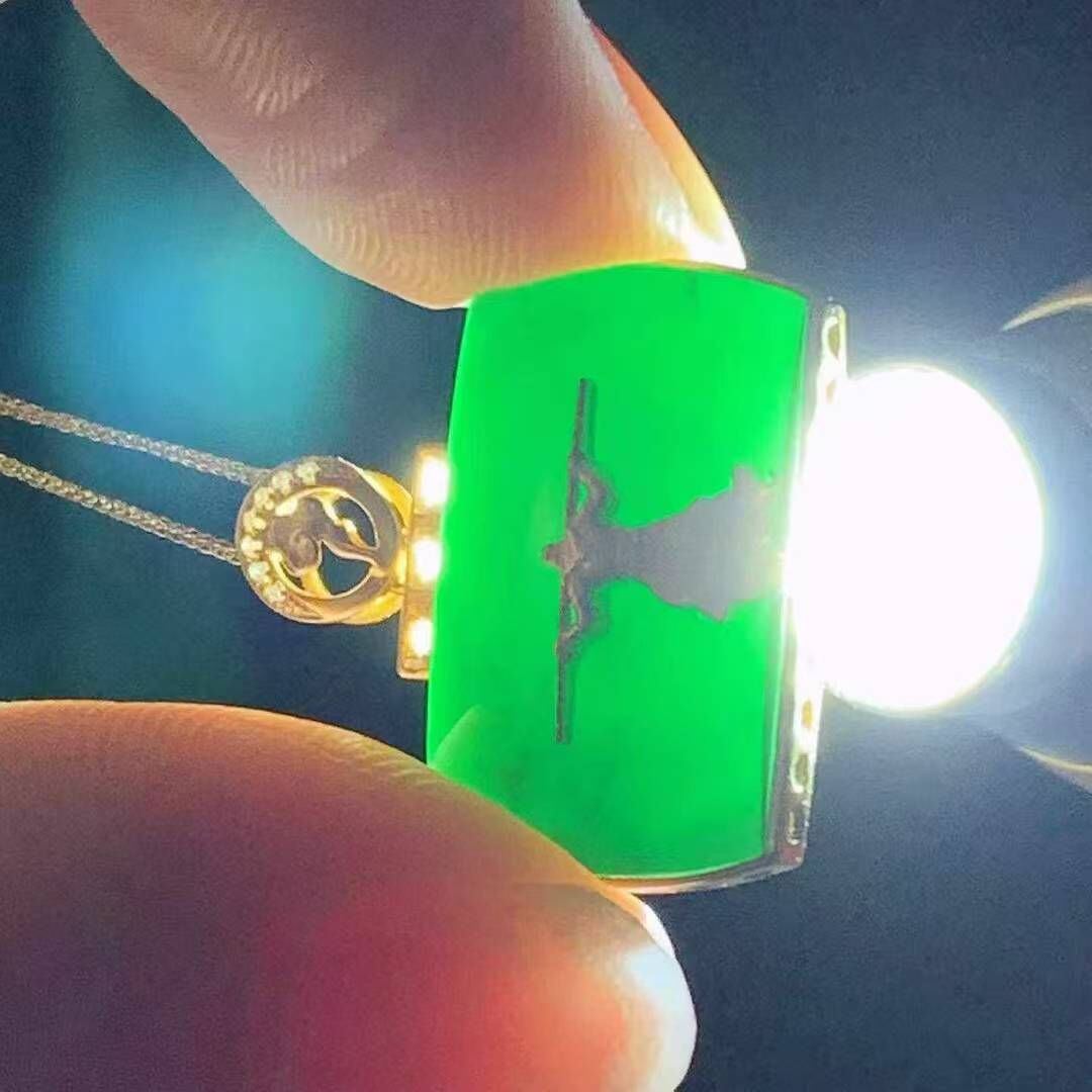 翡翠墨翠大聖,天然翡翠A玉, 緬甸玉, Jade, Jadeite