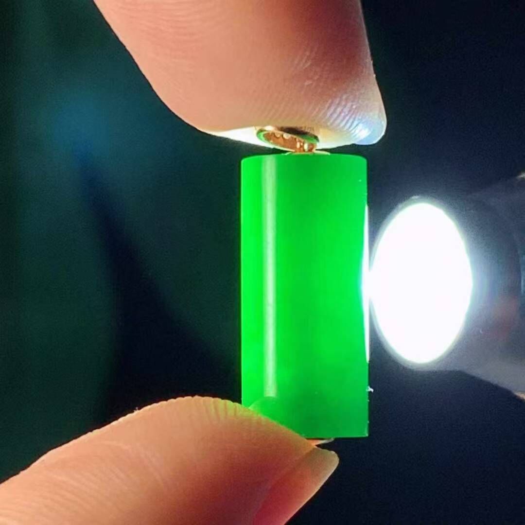 翡翠墨翠無事柱吊墜,天然翡翠A玉, 緬甸玉, Jade, Jadeite