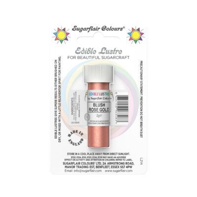Sugarflair Lustre Dust Blush Rose Gold 2g
