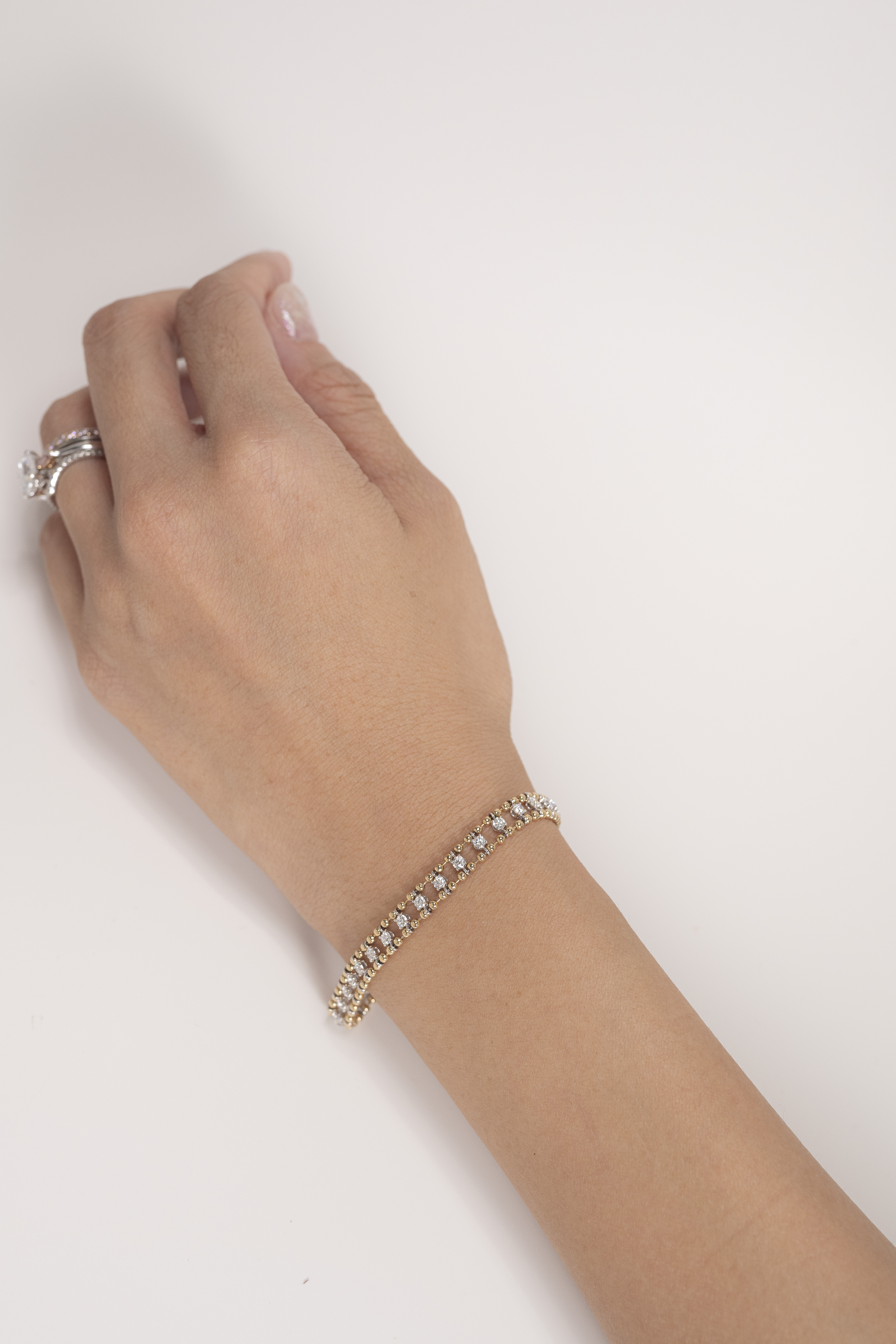 18K Lumina Duo Chain Diamond Bracelet