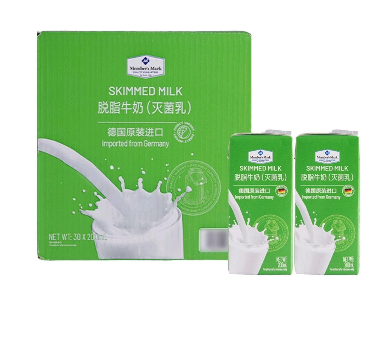 [Sam's Club] 德國脫脂牛奶200ml x 30盒