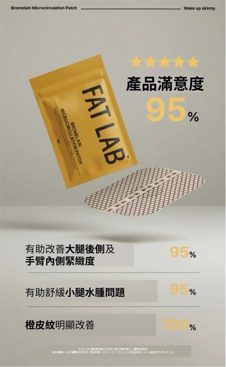 韓國FAT LAB 微電流減肥貼T554 (一盒8片)