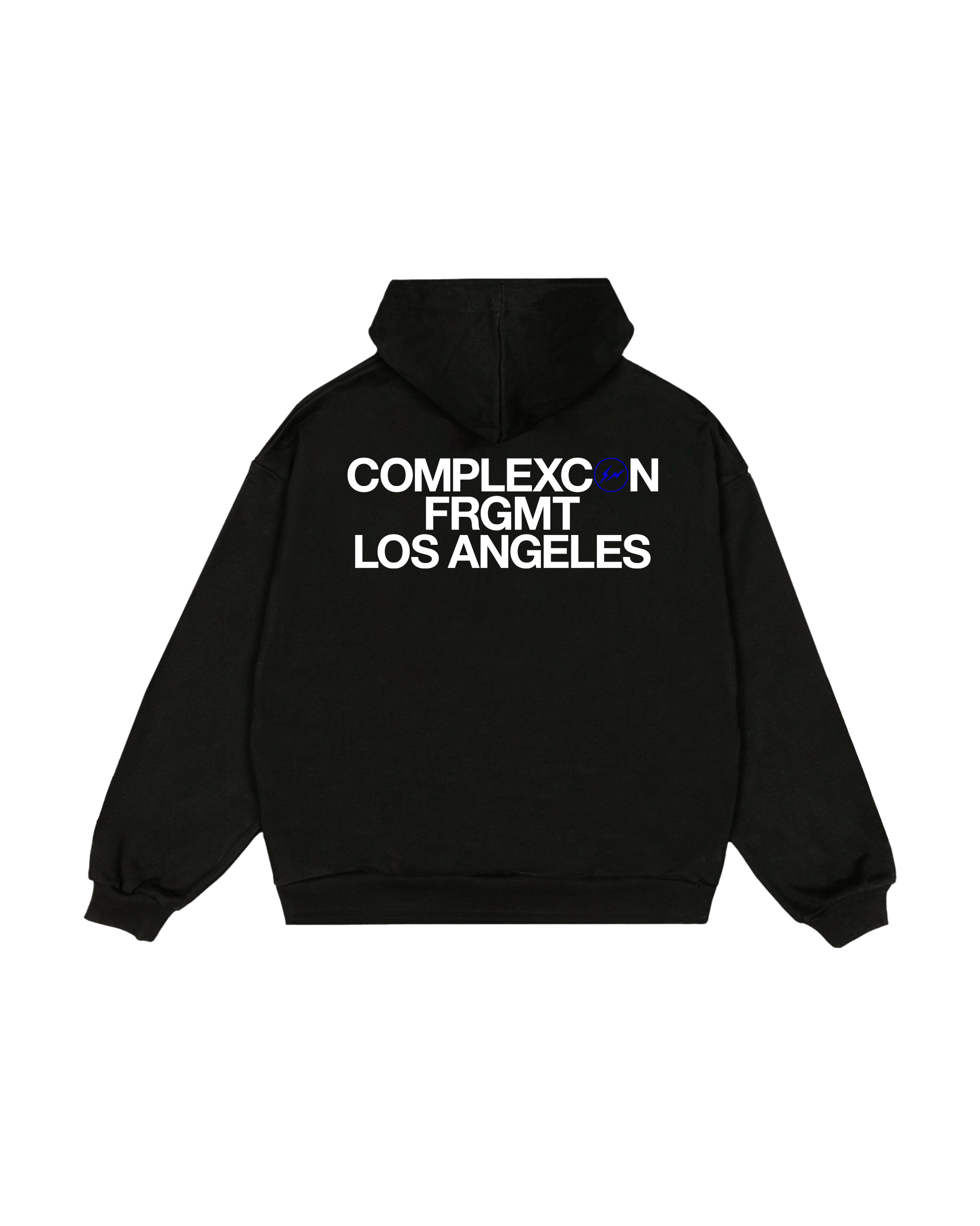 FRAGMENT X COMPLEXCON - RINGS HOODIE (BLACK) 黑色 帽TEE 藤原浩 聯名款 閃電