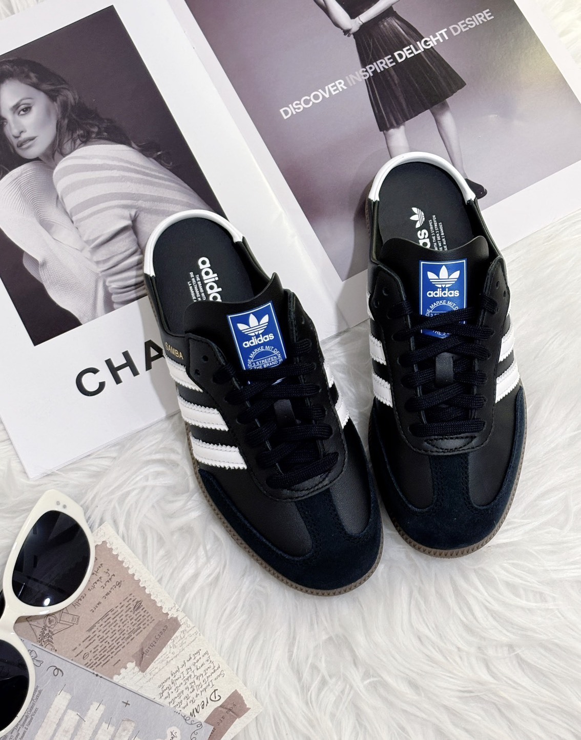 <雙十限定活動🇹🇼> Adidas Samba OG Mule 穆勒薄底懶人鞋 黑色