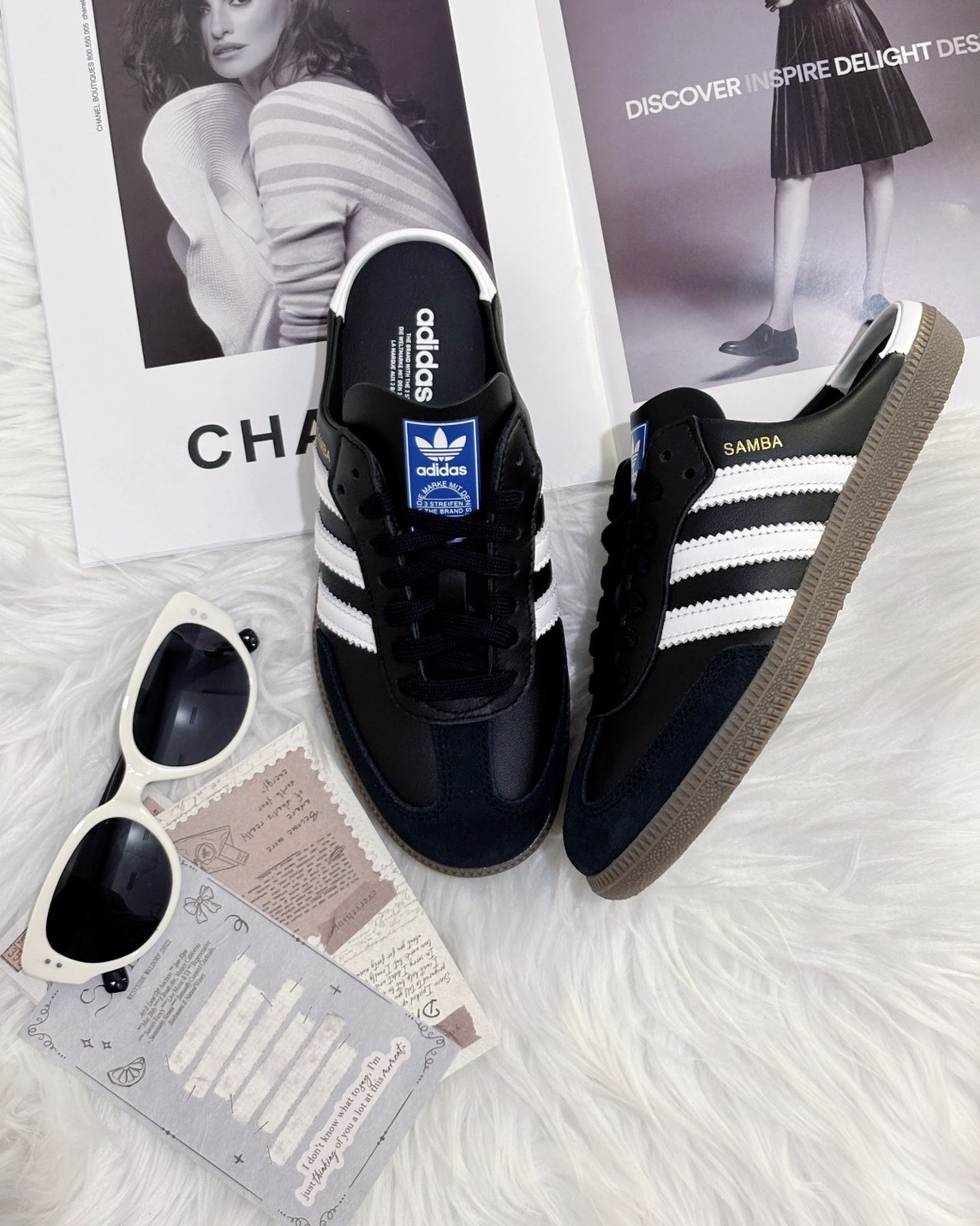 <雙十限定活動🇹🇼> Adidas Samba OG Mule 穆勒薄底懶人鞋 黑色