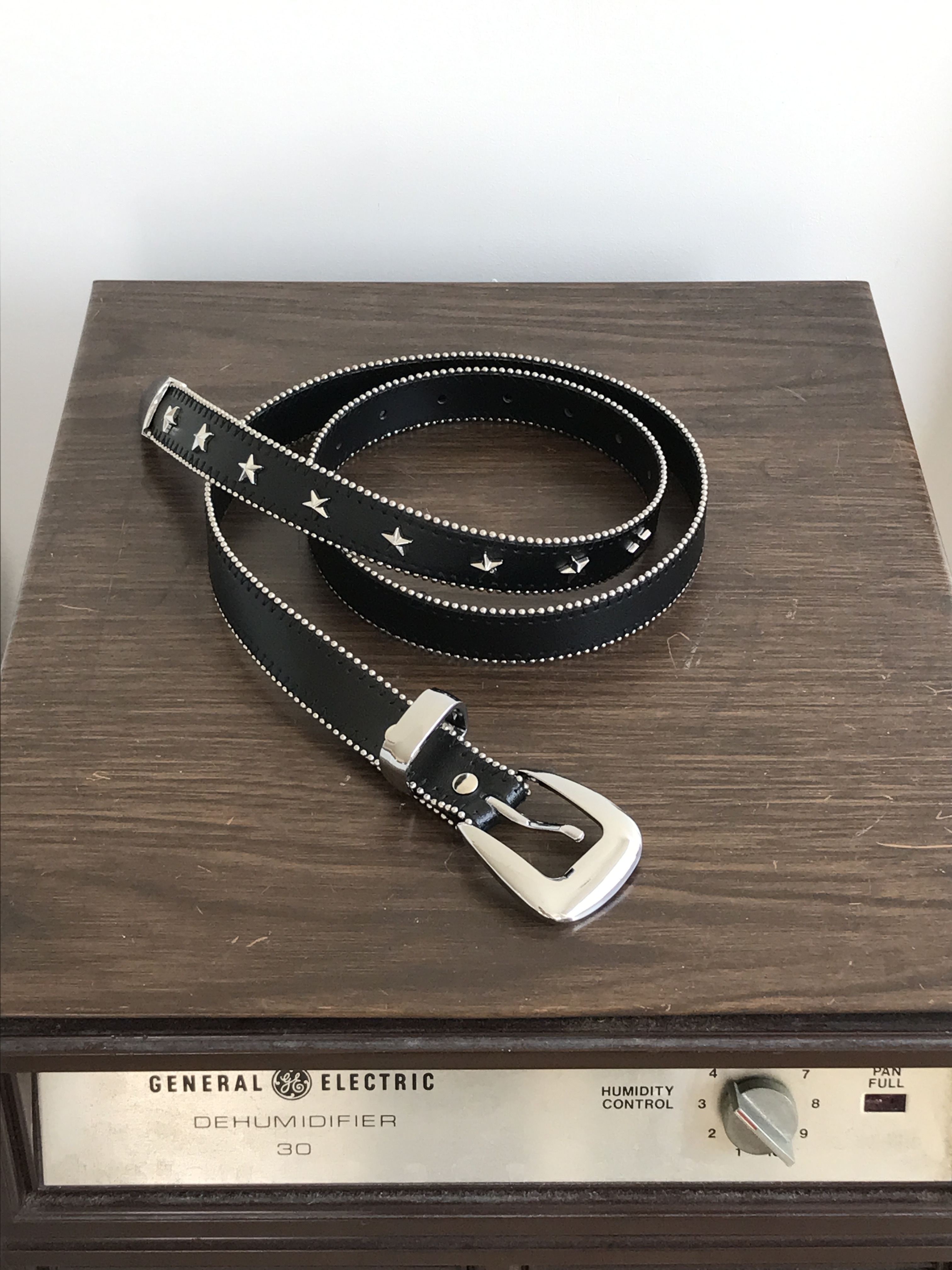 Star Point Leather Belt 20mm