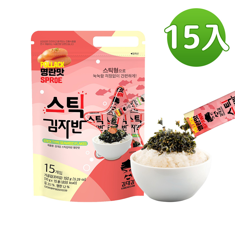 【BK SHOP】海苔酥明太子口味(隨手包)10G*15