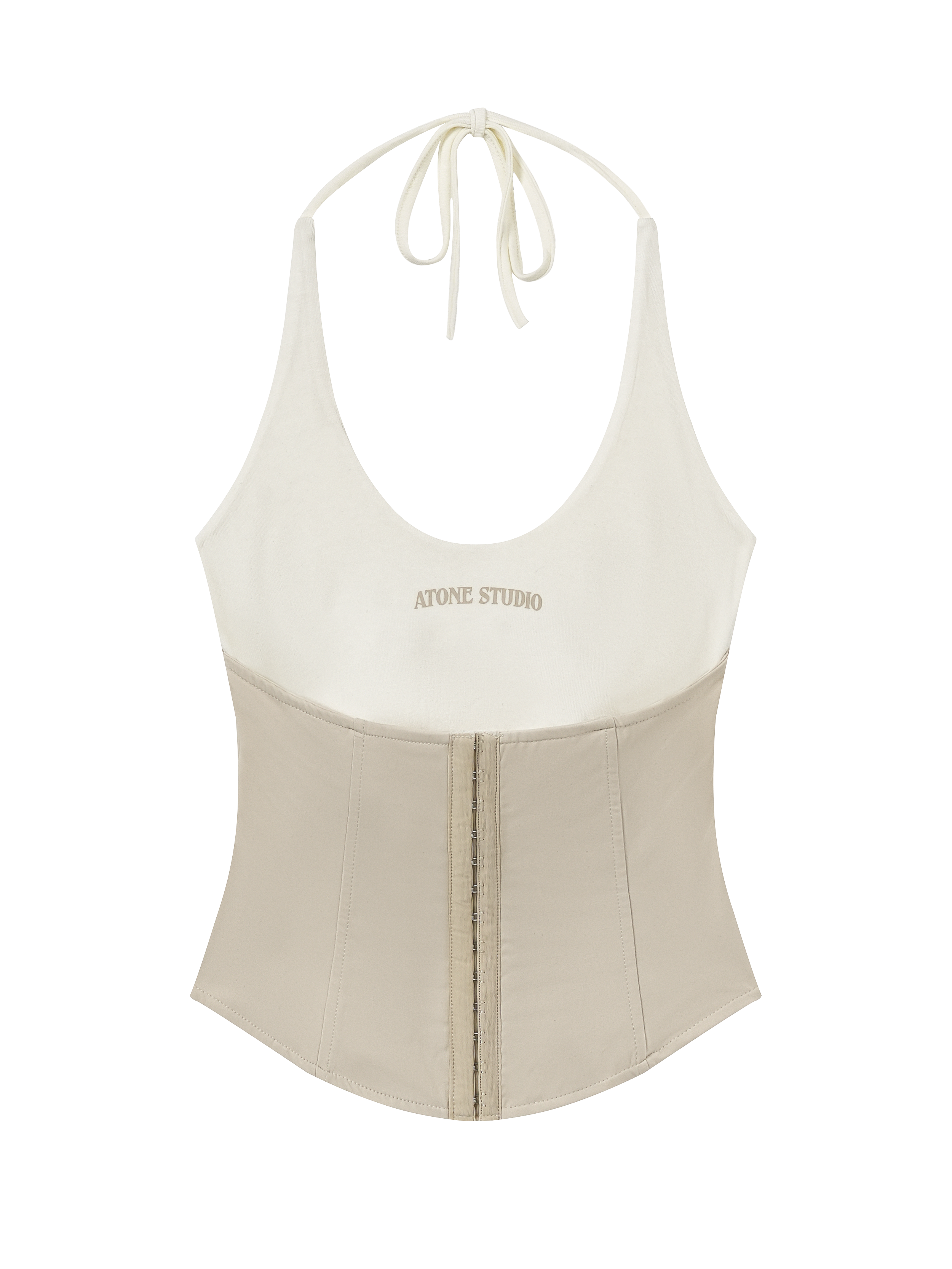 HER HALTER CORSET TOP