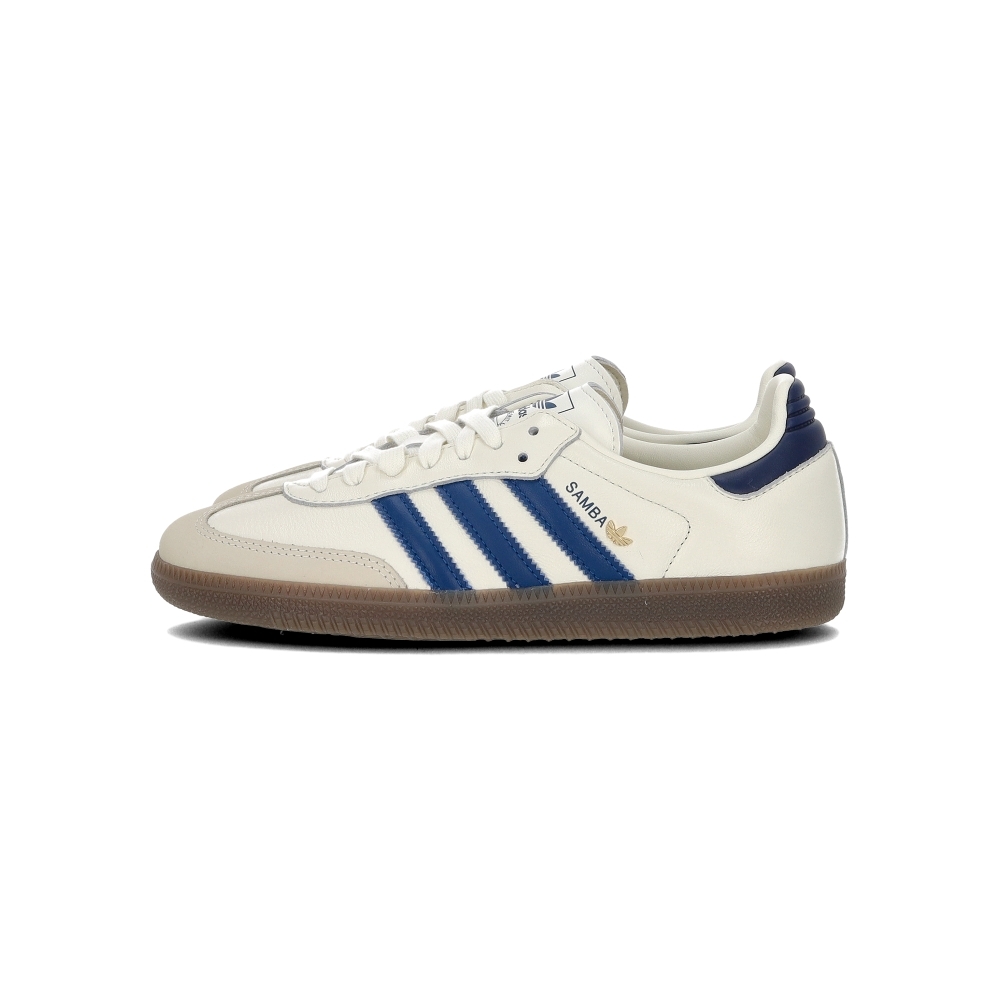 Adidas Samba Og W 女鞋 米白藍色 復古 穿搭 膠底 滑板 德訓鞋 休閒鞋 IH6627
