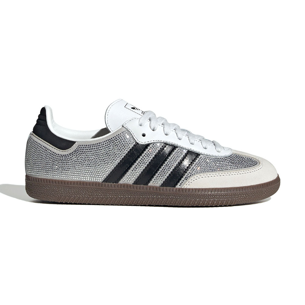 Adidas Samba OG W 女鞋 銀黑色 水晶 德訓鞋 休閒鞋  IH9055