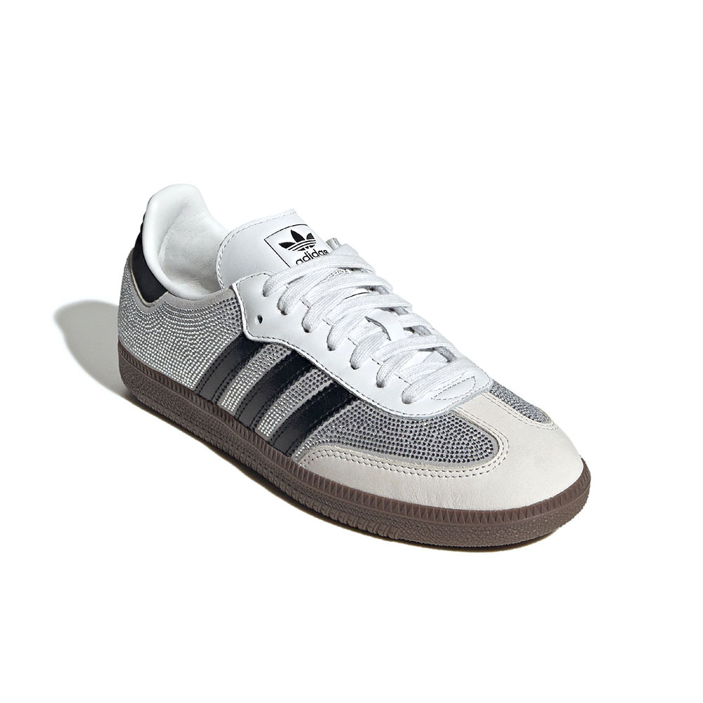 Adidas Samba OG W 女鞋 銀黑色 水晶 德訓鞋 休閒鞋  IH9055