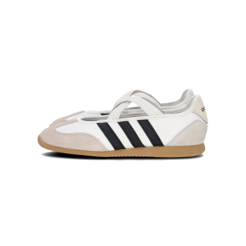 Adidas Barreda Mary Jane 女鞋 米白黑色 麂皮 穿搭 瑪莉珍鞋 芭蕾舞鞋 休閒鞋 JQ2127