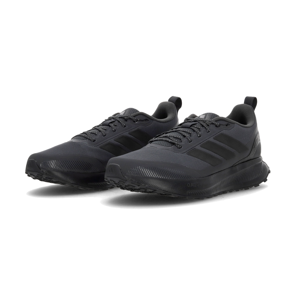 Adidas Runfalcon 5 Tr 男鞋 黑色 全黑 防潑水 緩震 運動 慢跑鞋 JQ6956