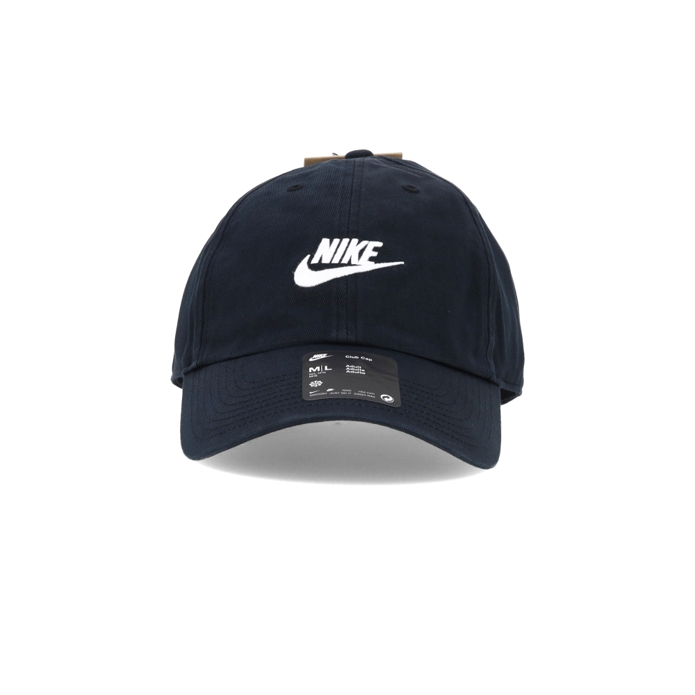 Nike U NK Club Cap U CB FUT WSH L 黑色 老帽 遮陽 鴨舌帽 FB5368-011