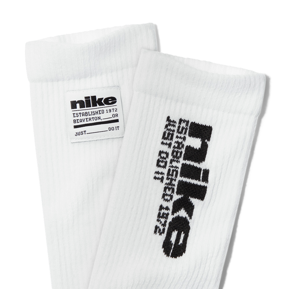 Nike Everyday Elevated 兩入 白色 速乾 透氣 運動 休閒 長襪 中筒襪 IH8525-901