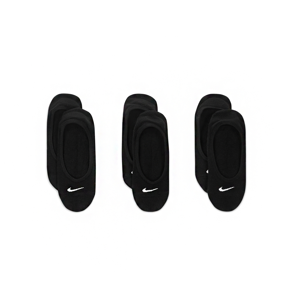 Nike Women Lightweight No-Show 女款 黑色 三入 船型襪 隱形襪 SX4863-010