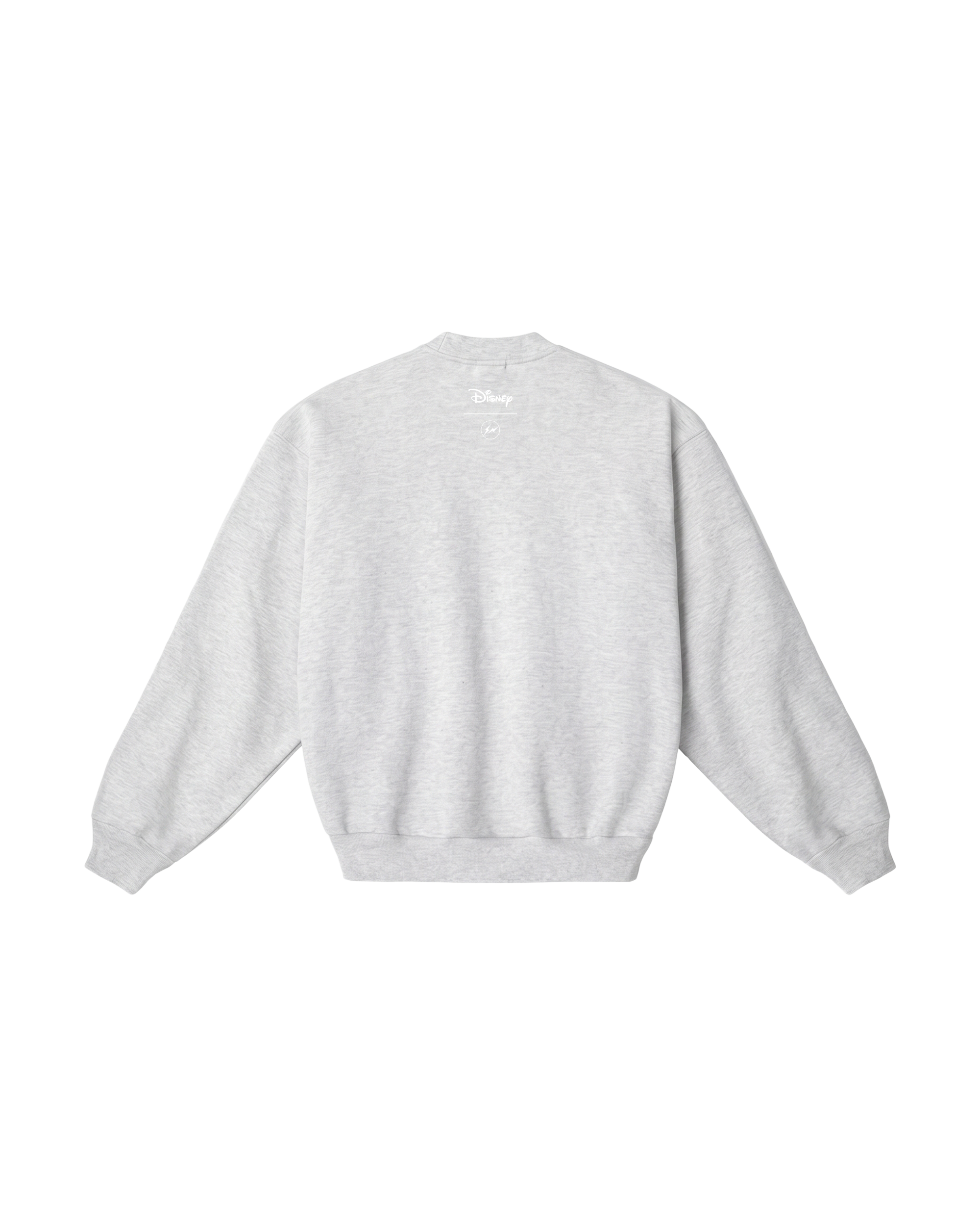 FRAGMENT X DISNEY MICKEY - MICKEY ELECTRIC CREW NECK (HEATHER GREY) 石南灰 長袖TEE 藤原浩 迪士尼 聯名款 閃電 米奇