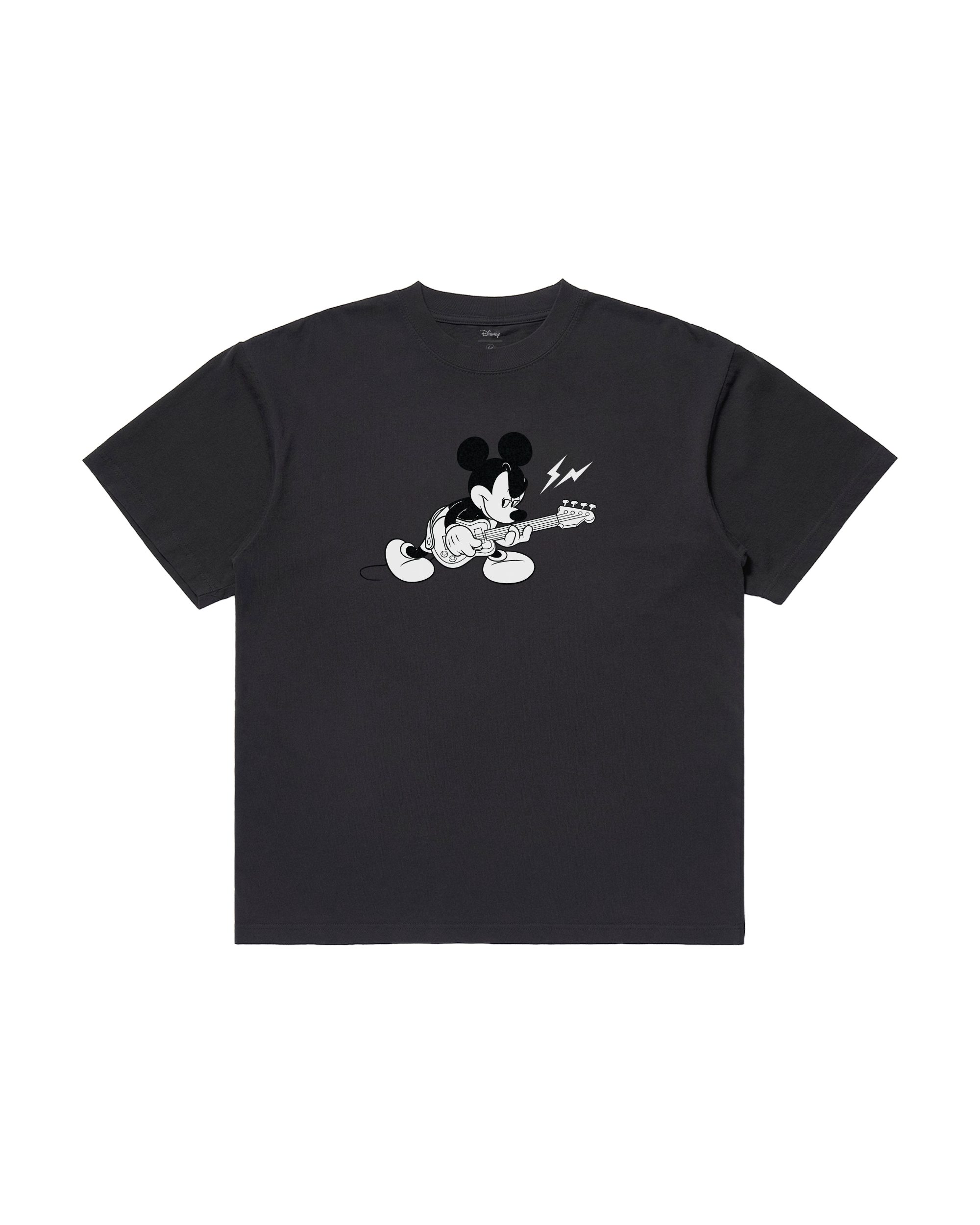 FRAGMENT X DISNEY MICKEY - MICKEY ELECTRIC TSHIRT (VINTAGE BLACK/WHITE) 復古黑 白色 短TEE 藤原浩 迪士尼 聯名款 閃電 米奇