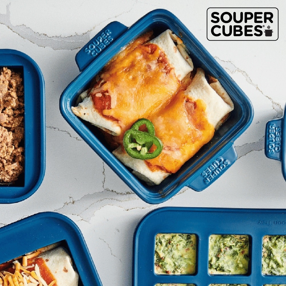 【Souper Cubes】陶瓷烤盅2入組_暮光藍