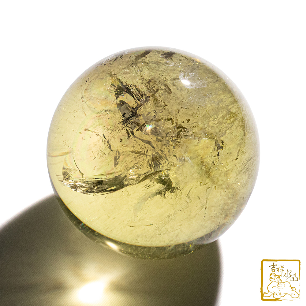 黃水晶球 8.3cm 催旺財運