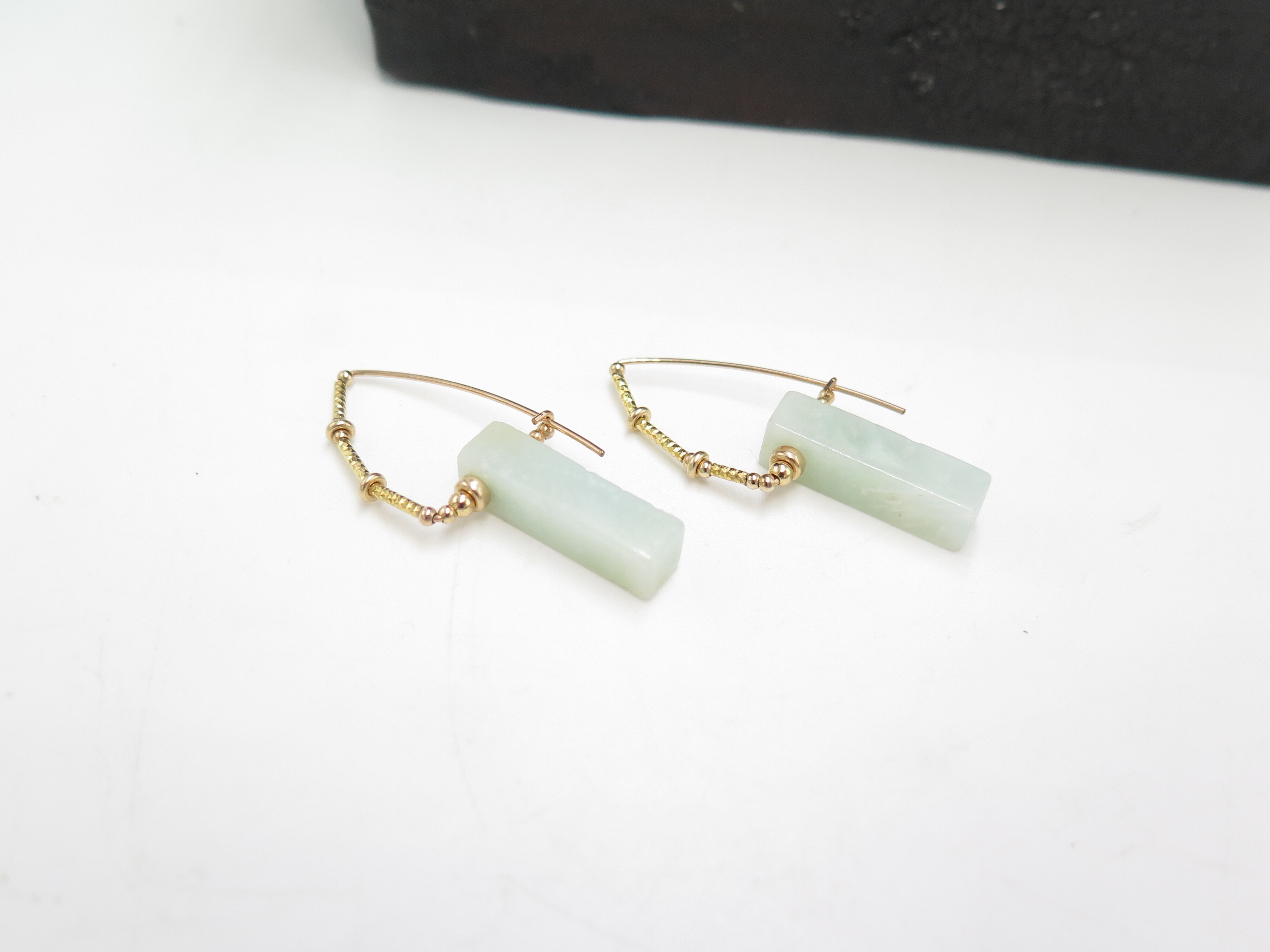 COLE COOL Natural Amazonite 925 silver Earrings SEED v.2