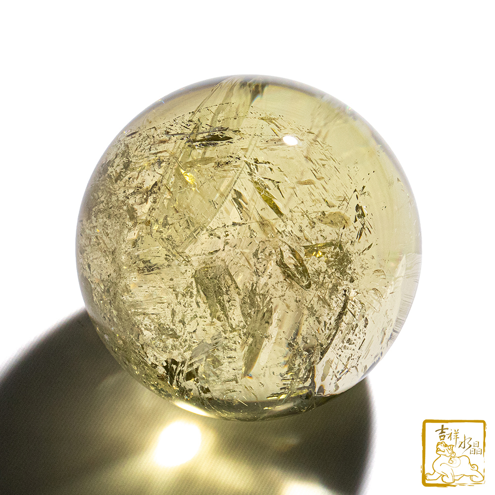 黃水晶球 7.1cm 財富之石