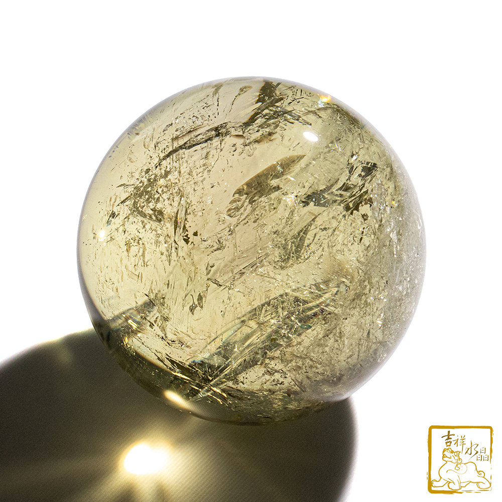 黃水晶球 7.1cm 財富之石