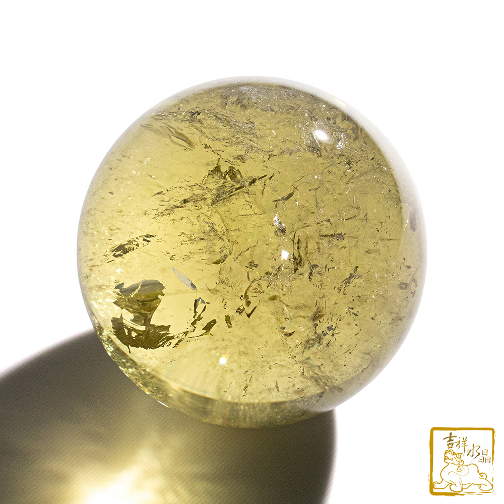 黃水晶球 6.7cm 財富之石