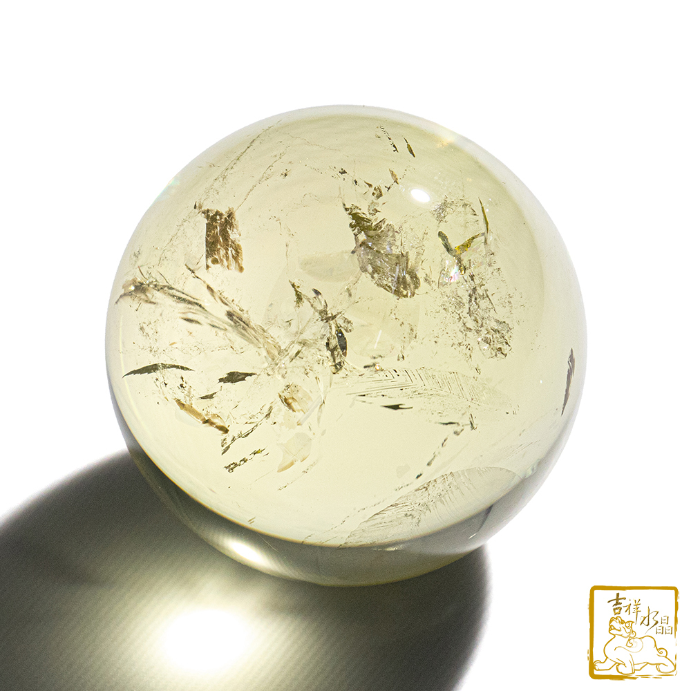 黃水晶球 4.3cm 開運招財