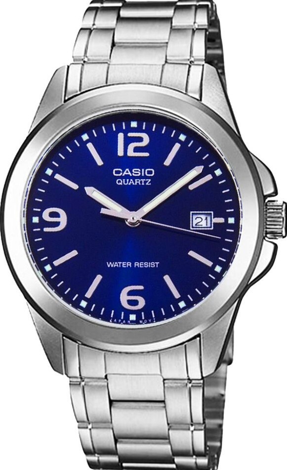 萬年鐘錶 - CASIO 卡西歐 簡約復古紳士不鏽鋼男錶 MTP-1215A-2A 錶徑38.4MM