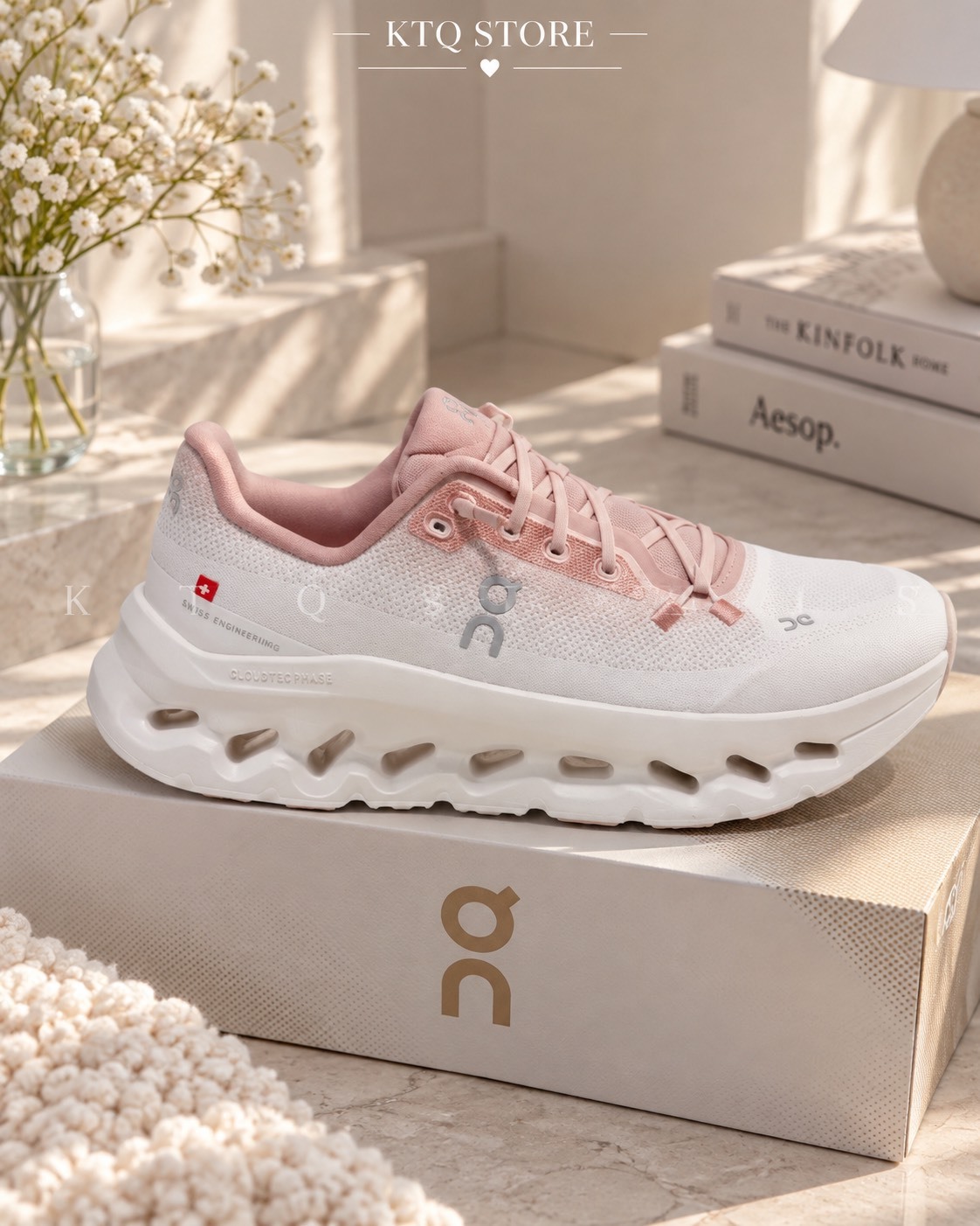 KTQ STORE ‧ On Cloudtilt 舒適運動低筒跑步鞋 女款 白粉3WE10055221 白紫3WE10054846