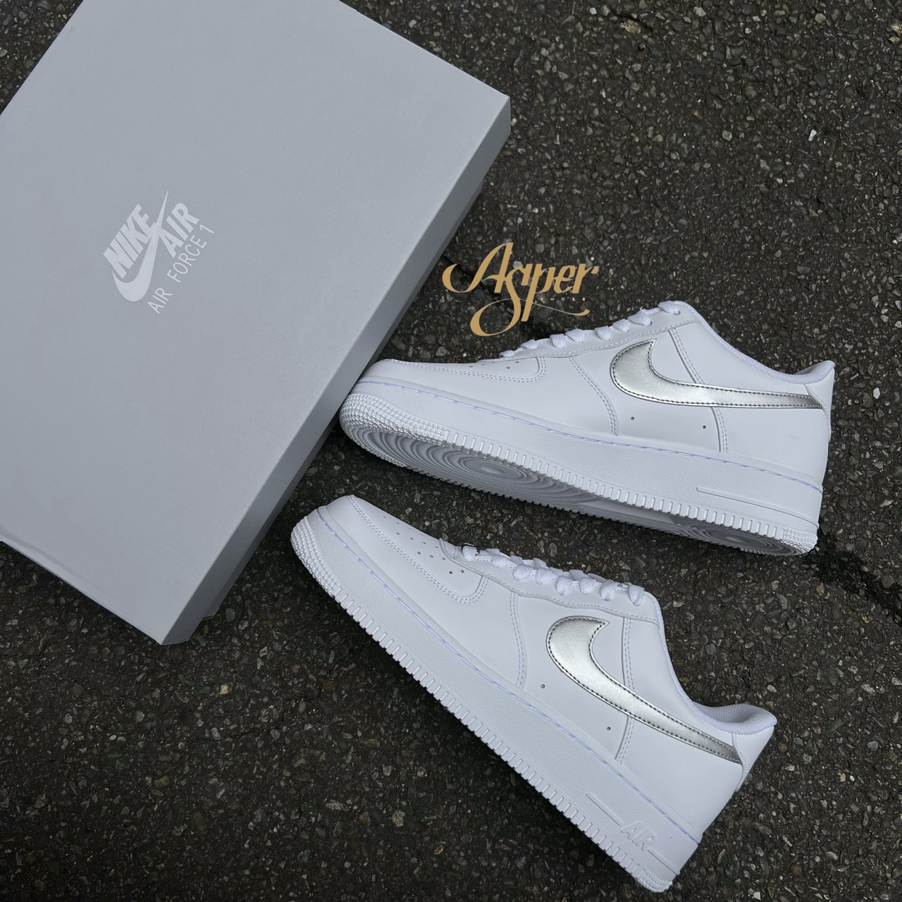 【官網限定】Nike Air Force 1 Low '07 ''White Metallic Silver'' 白色金屬銀色 FJ4146-134 X