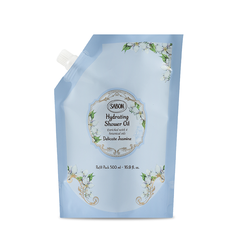茉莉花語輕潤沐浴油補充包500ml