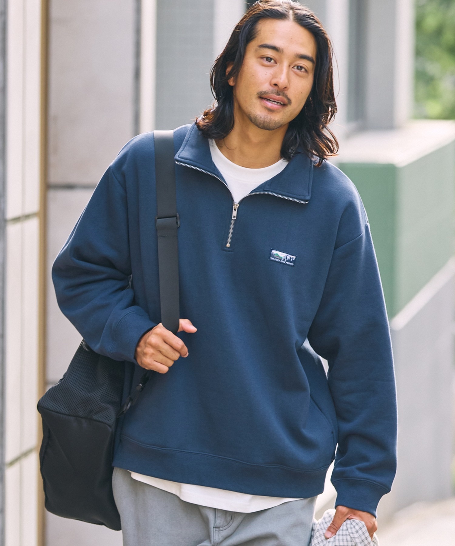 #預購 日本限定 THE CRAFT CREW PRODUCTS MULTI FUNCTIONAL 多機能系列 吸濕速乾 美國棉 重磅寬鬆半拉鍊大學踢 七色