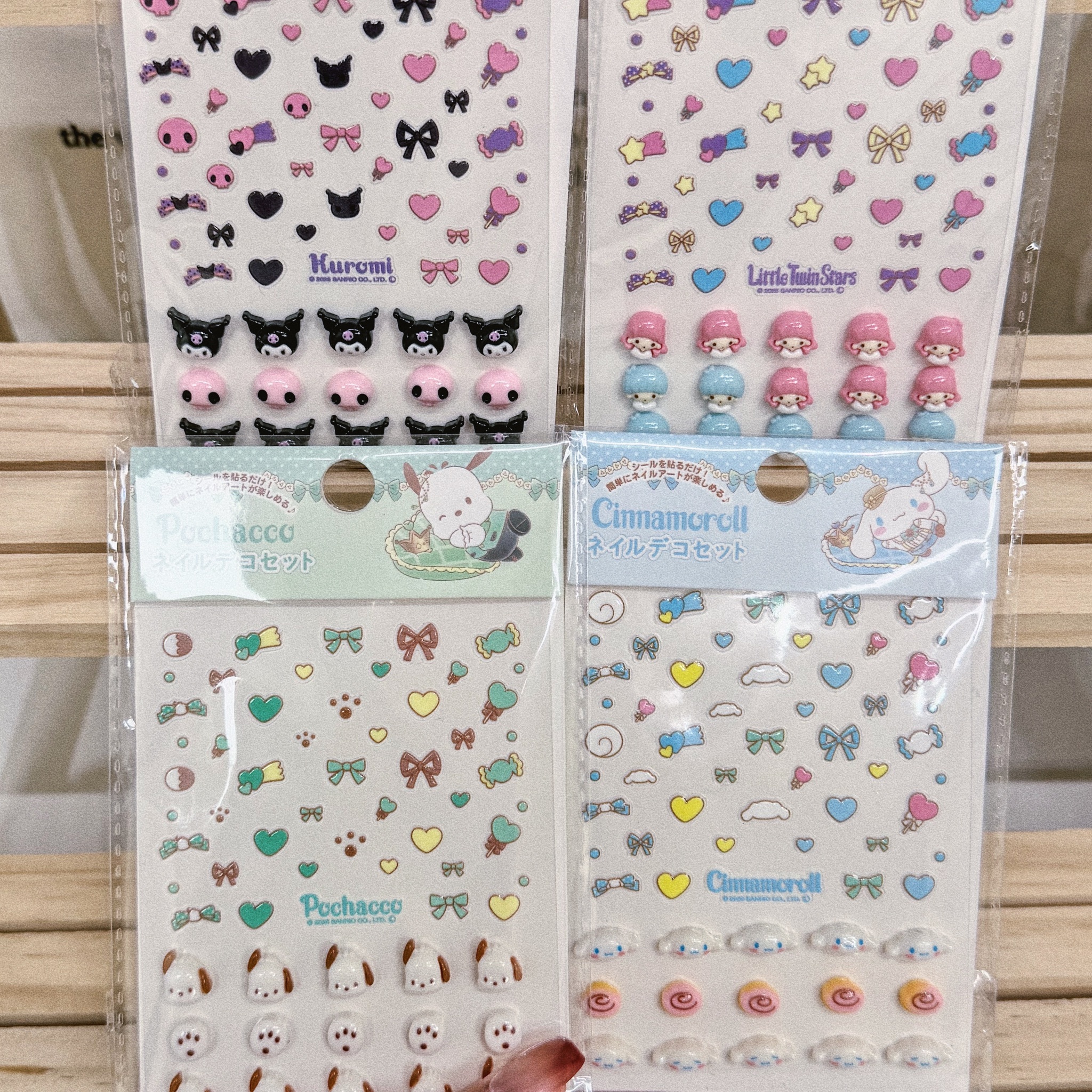 🇯🇵限定 立體指甲貼(當貼紙也很可愛!)