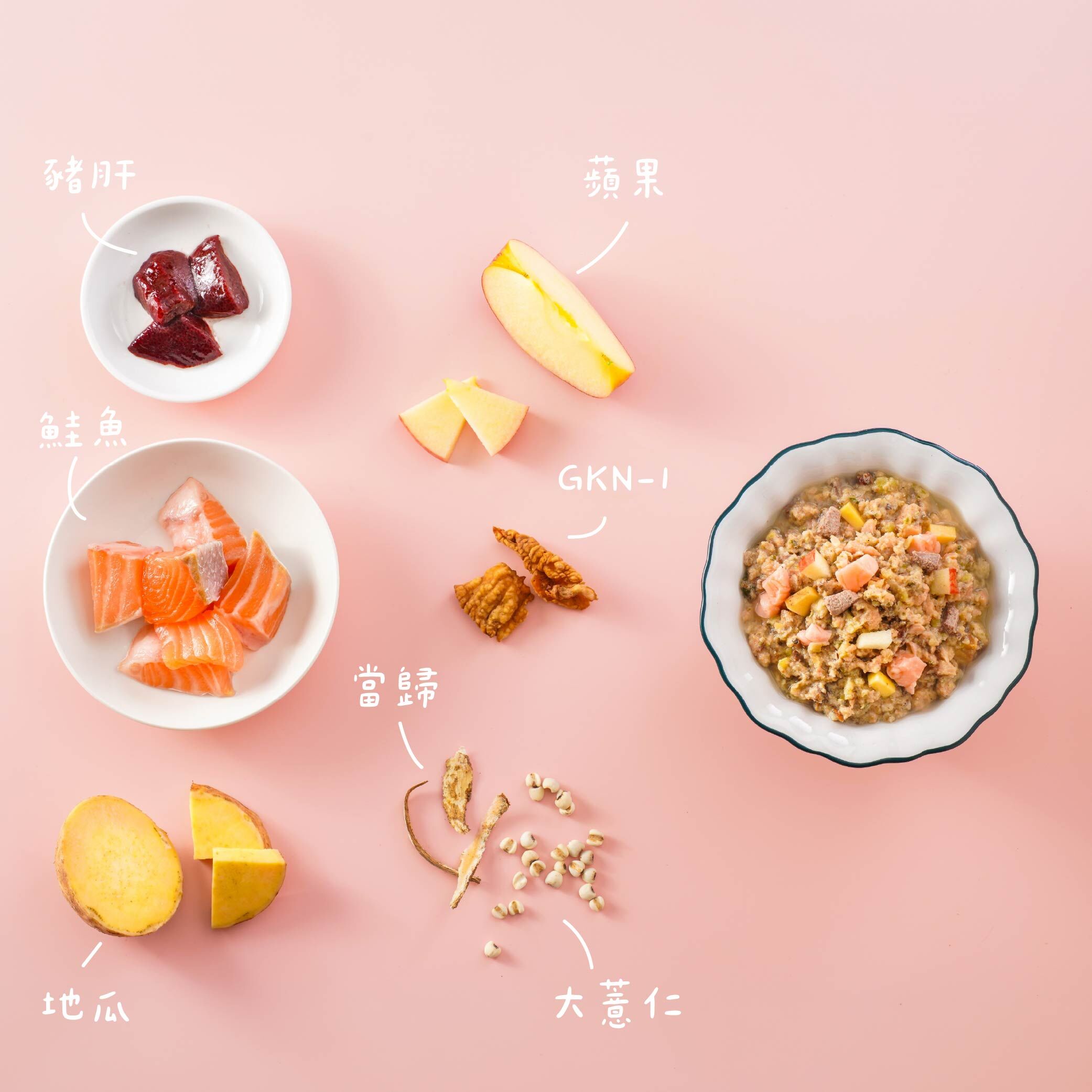 【漢方鮮食】鮭魚蘋果－毛毛好亮順