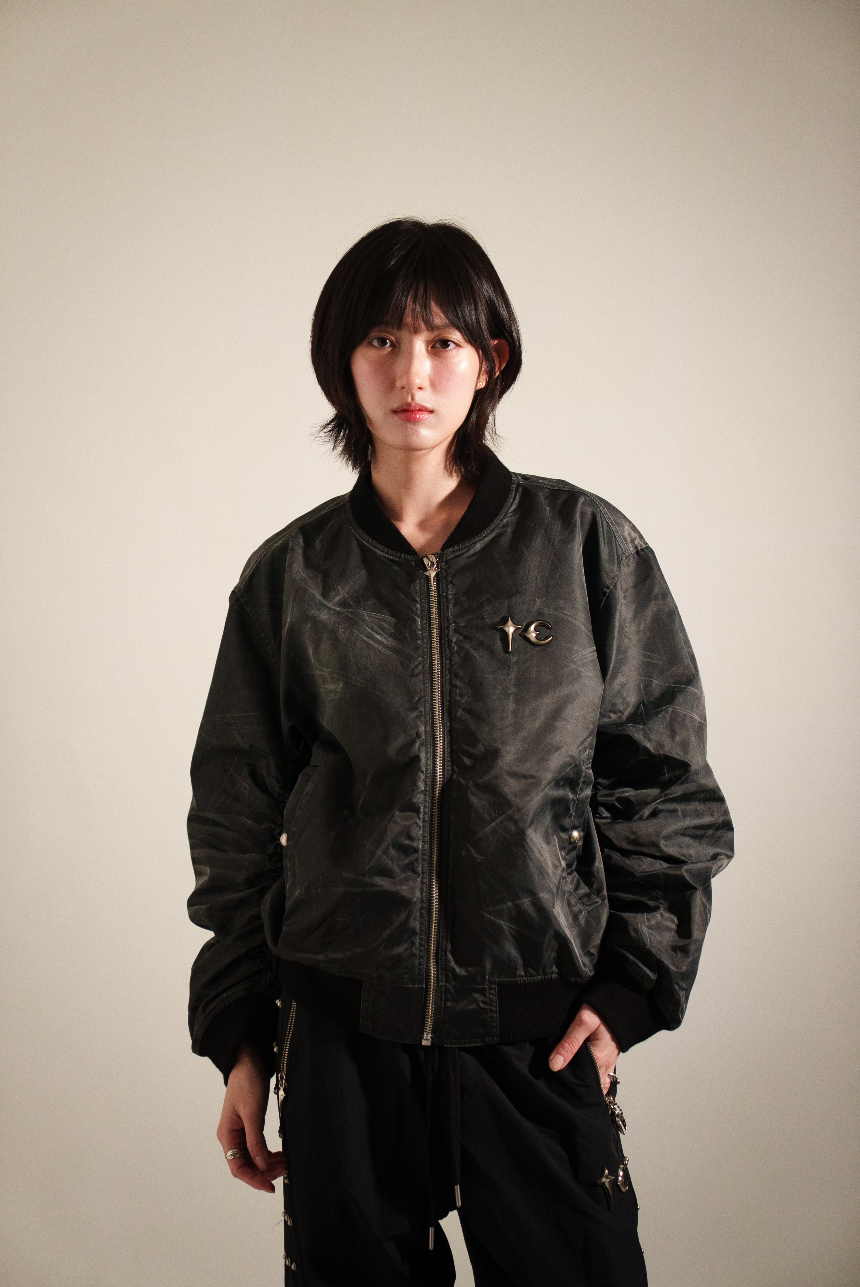 【Focus Store】現貨 Thug Club Jamong Two Tone Washed MA-1 Jacket  飛行外套 黑色