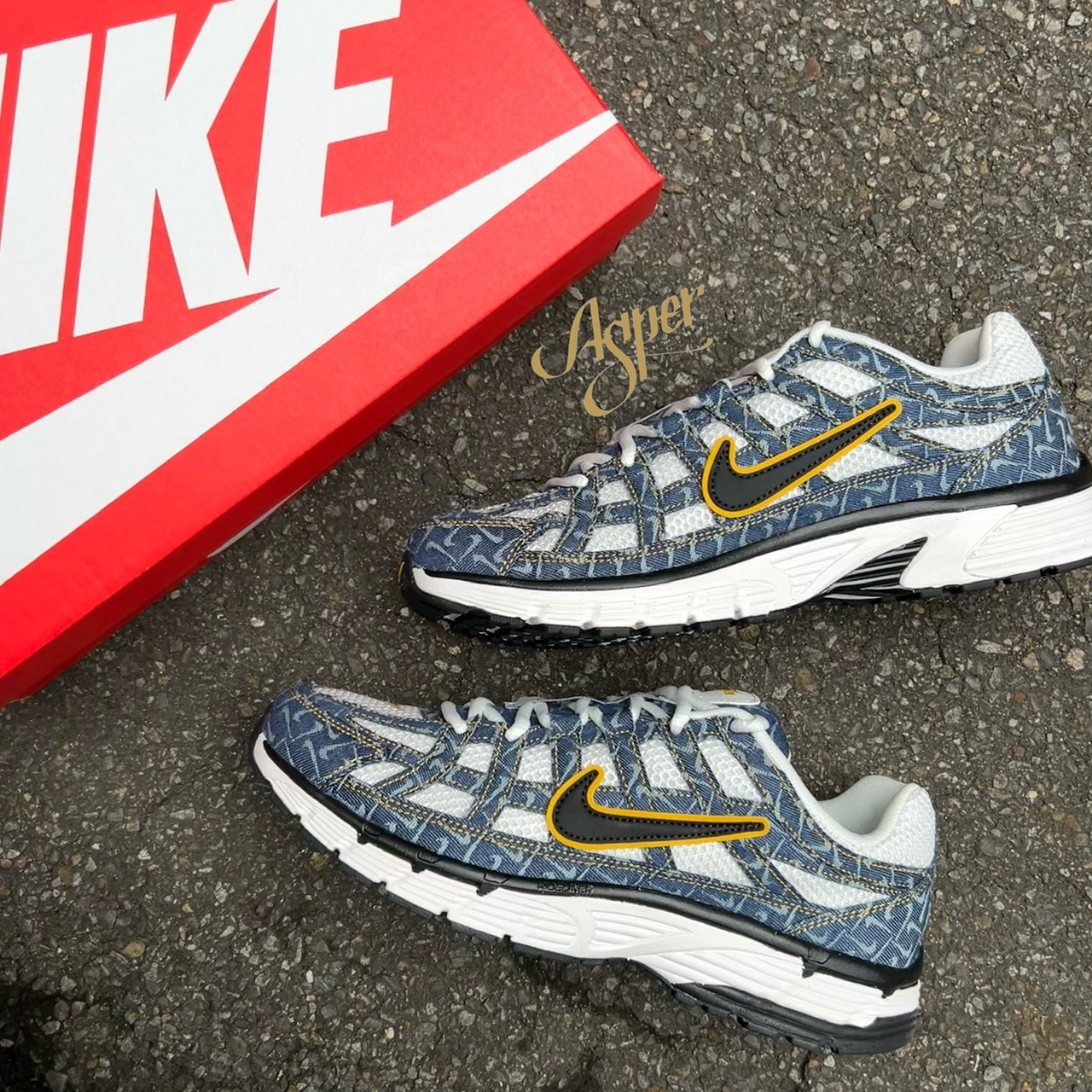 【官網限定】NIKE P-6000 ''Denim jeans'' 丹寧牛仔 IX7261-410 X