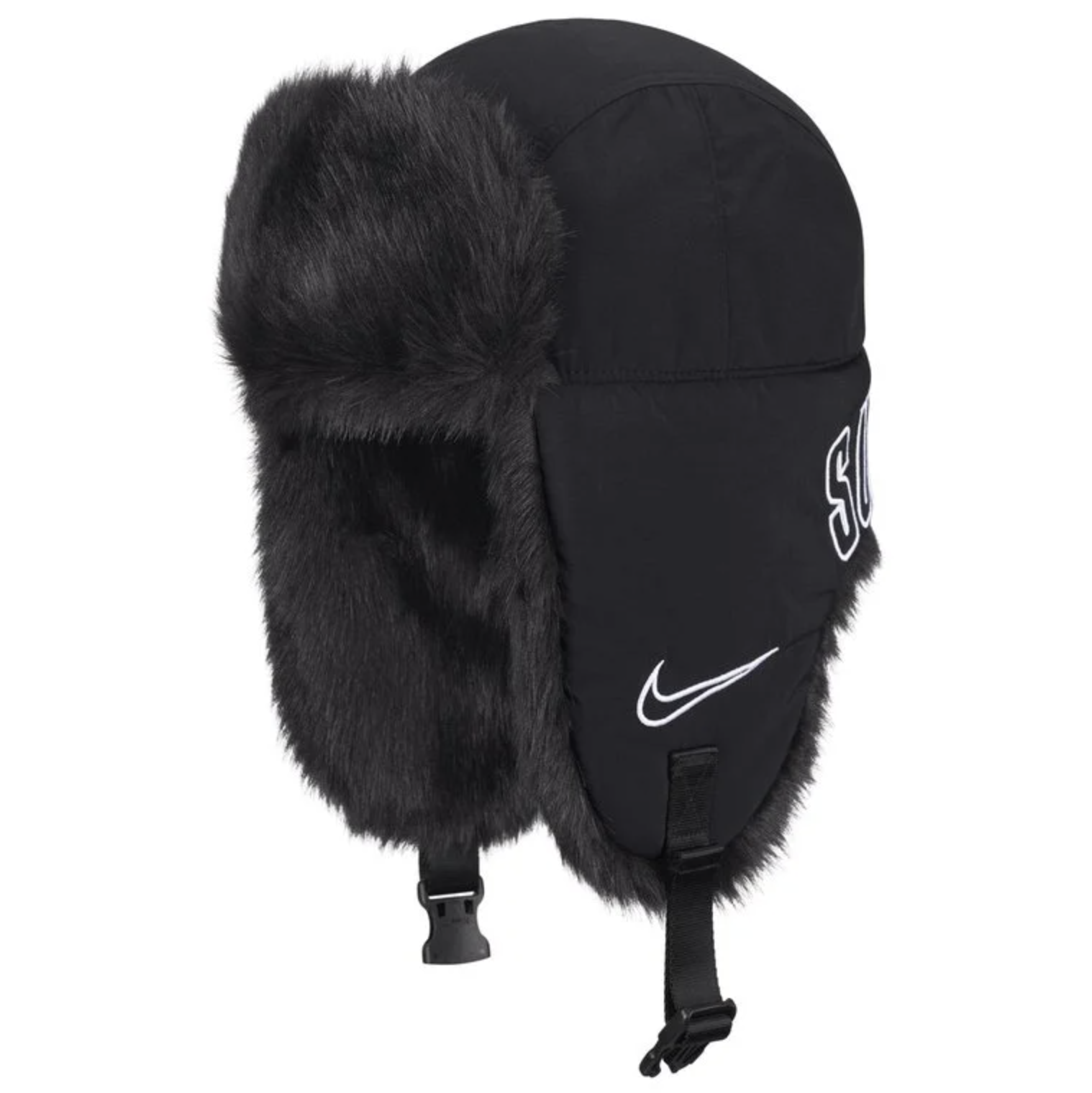 SUPREME NIKE TROOPER HAT 聯名款 軍帽 飛行帽 黑色/紅色/迷彩-IQ9124 010