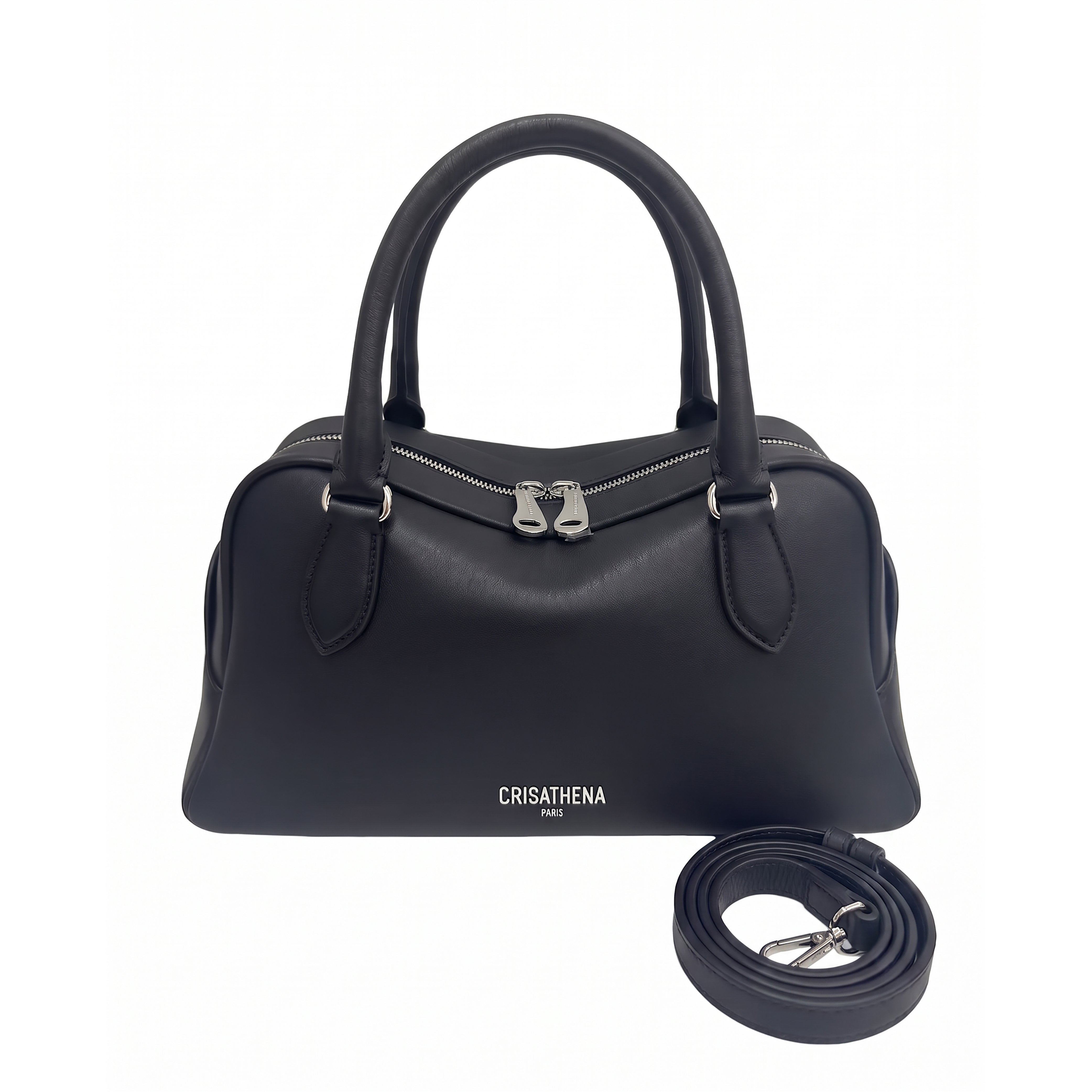 1009CT07-CRISATHENA-FH-中型手提包 Midi bag (A7 黑色 / B7 棕褐色 / C7 咖啡色 / D7 米白色 / E7 綠色 / G7 紅色 / H7粉藍色) *買袋送隨機Charm [1件]* 再加送Crisathena cafe杯 [1個] 名額只限10件*