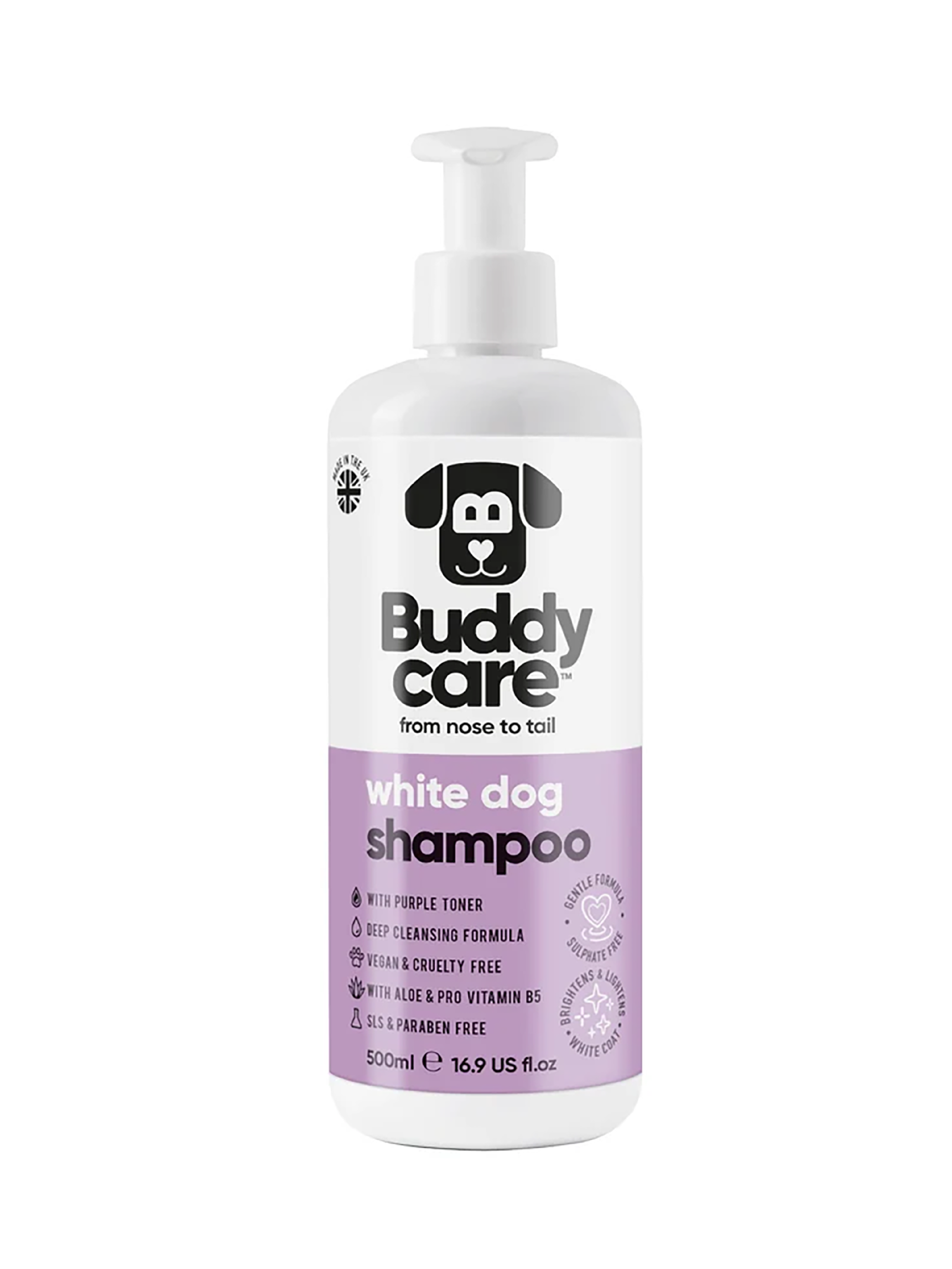 【英國Buddycare】萌狗洗毛 │ 白萌寶