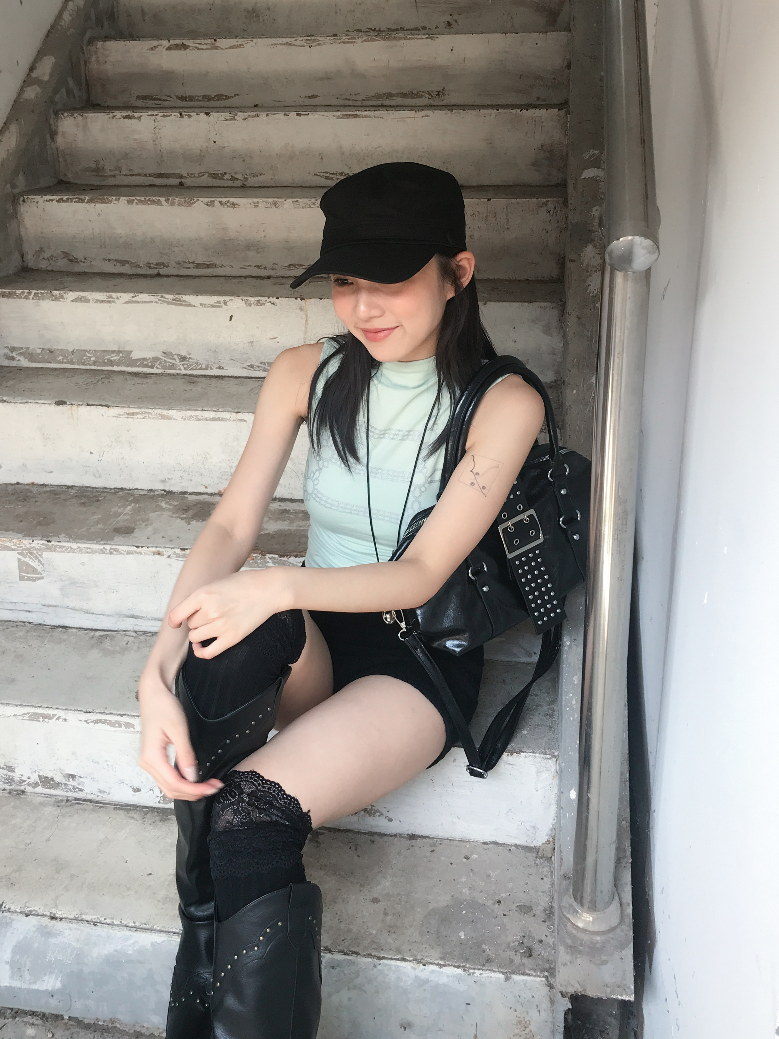 Vintage Twill Military Work Cap #軍帽