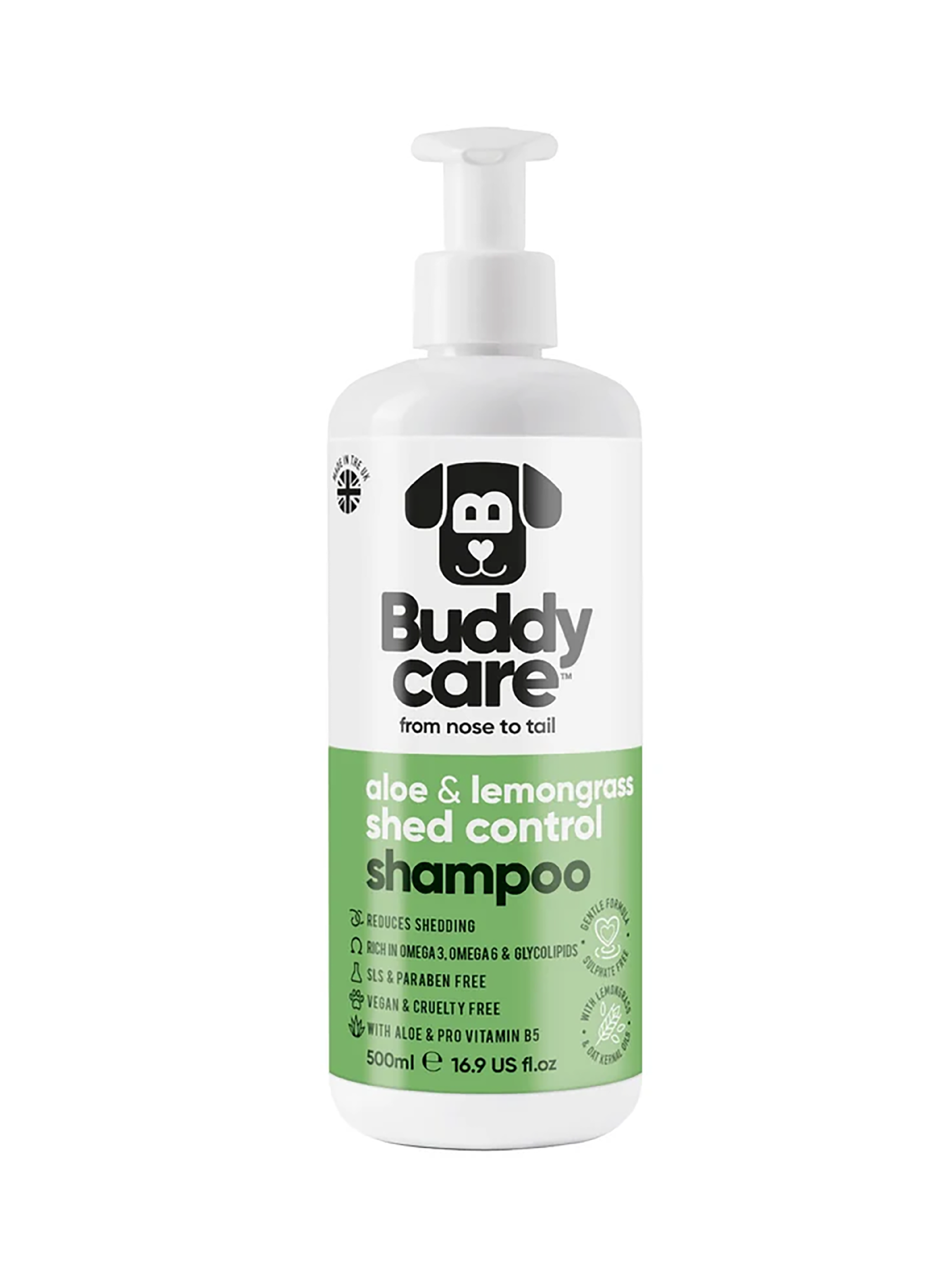 【英國Buddycare】萌狗洗毛 │ 檸檬蘆薈草