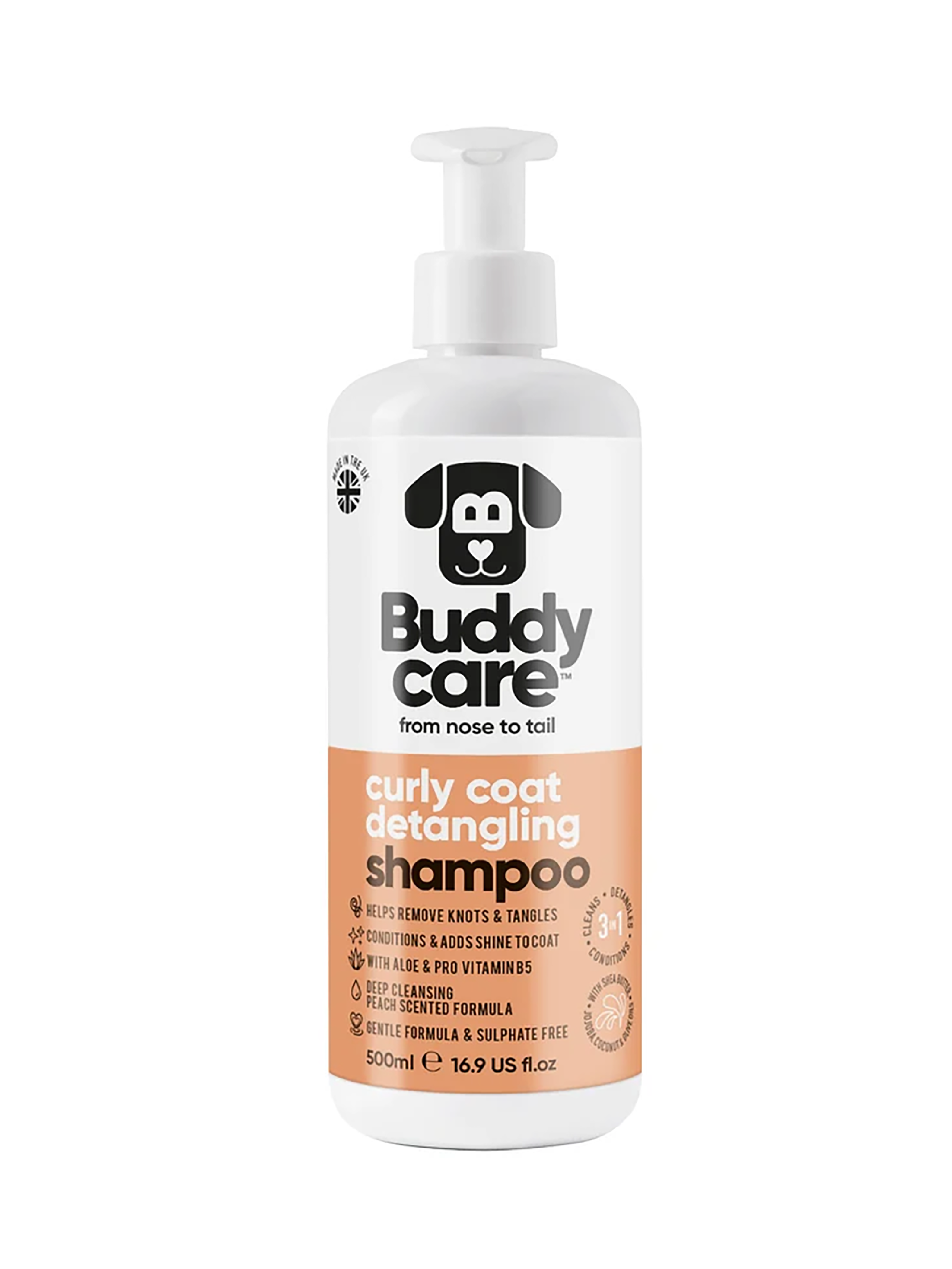 【英國Buddycare】萌狗洗毛 │ 捲毛三合一