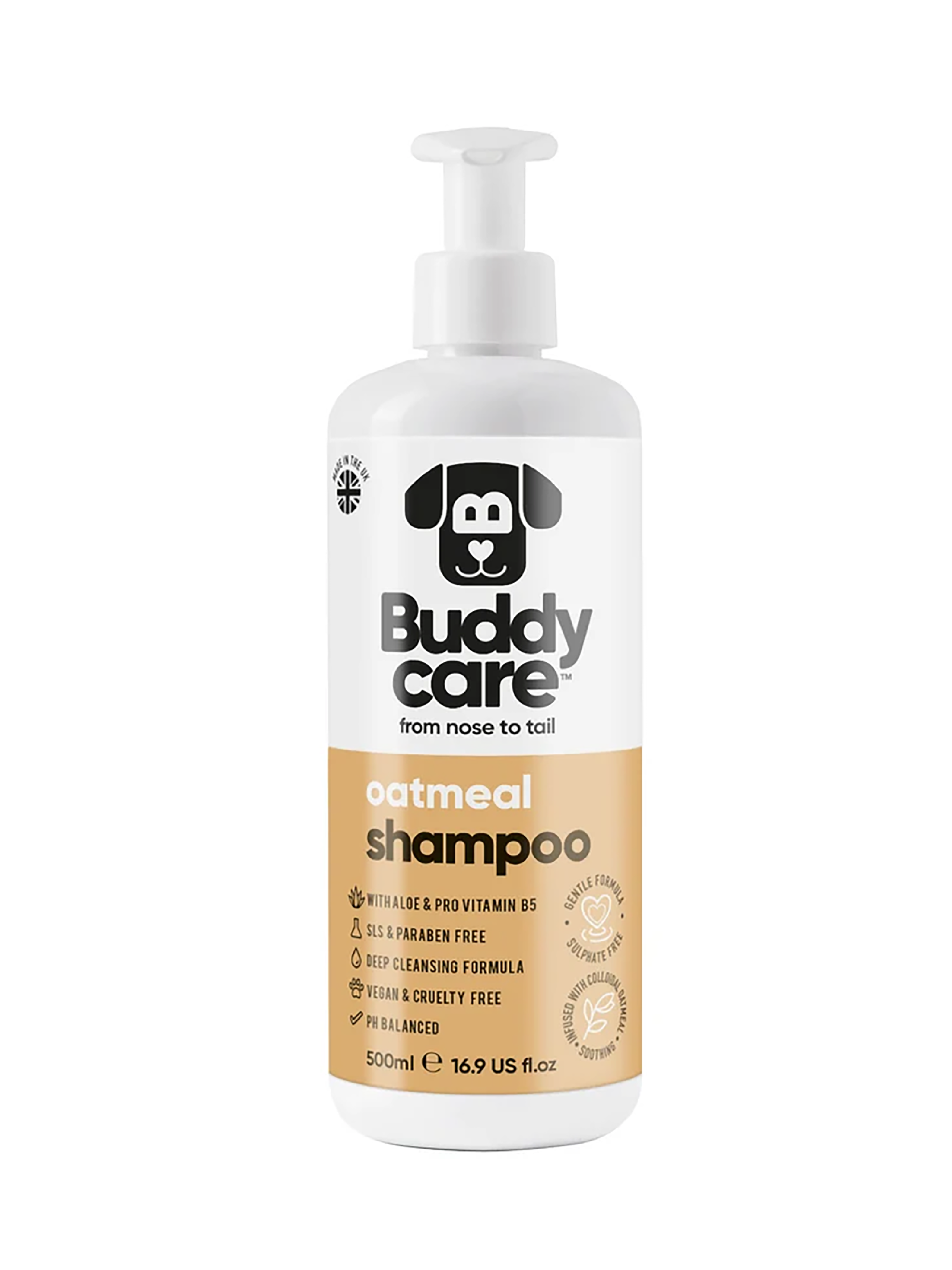 【英國Buddycare】萌狗洗毛 │ 燕麥柔順