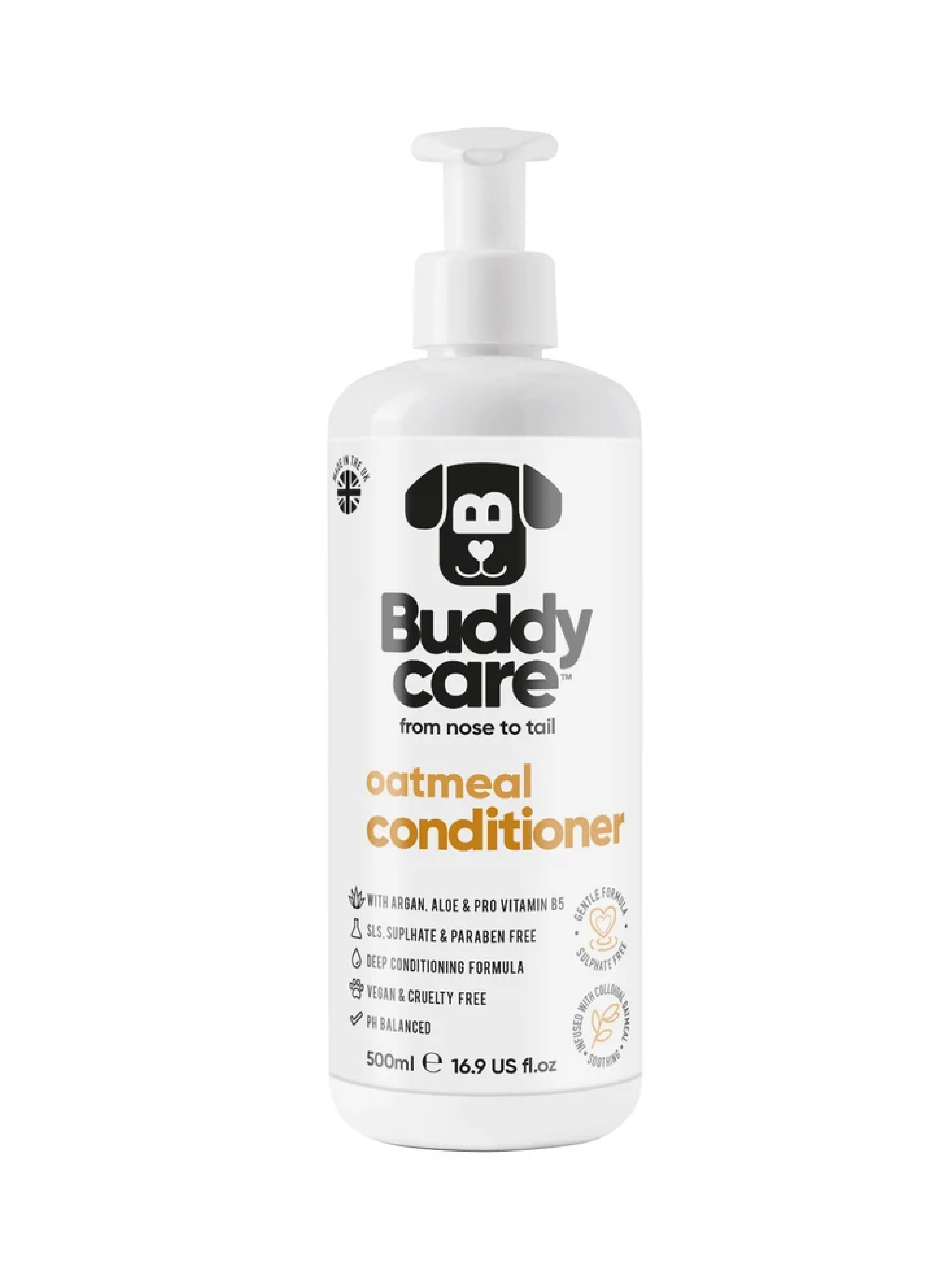 【英國Buddycare】萌狗潤毛 │ 燕麥柔順