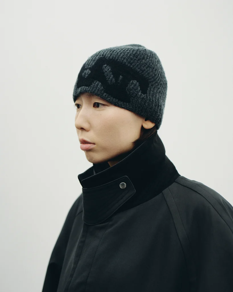 YDOT｜Ydot Asym Beanie/Merino "Charcoal"